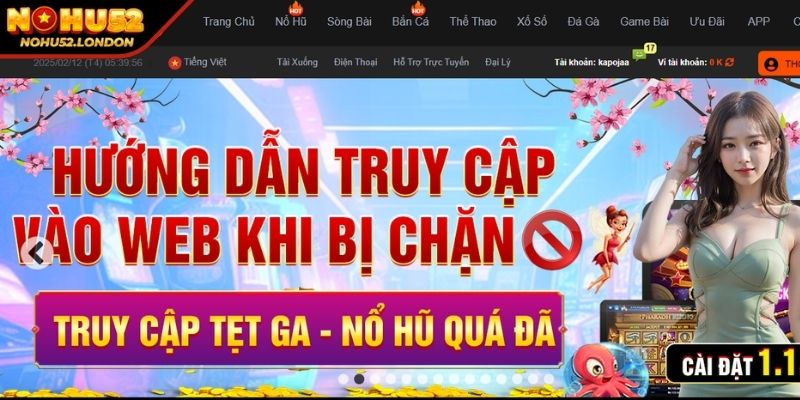 Đăng Nhập NOHU52 Vào Tài Khoản Nhanh Chóng Và An Toàn 1 Truy cập vào trang web NOHU52